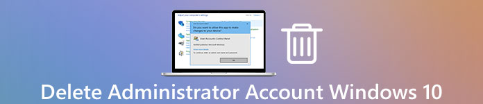 Izbrišite administratorski račun Windows 10