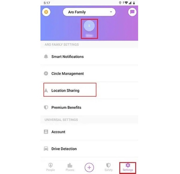 Platsdelning Life360