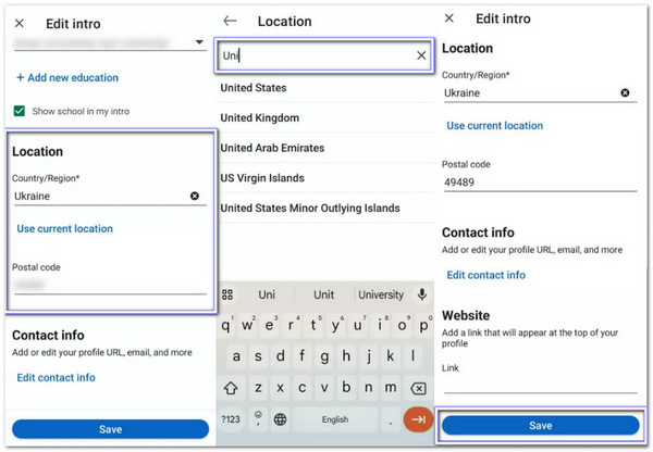 How to Change LinkedIn Location on Mobile