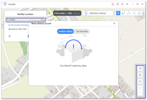 Use All Features to Change Location Easily