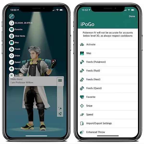 Applicazione iPogo
