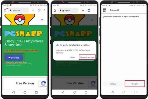 Applicazione Pgsharp