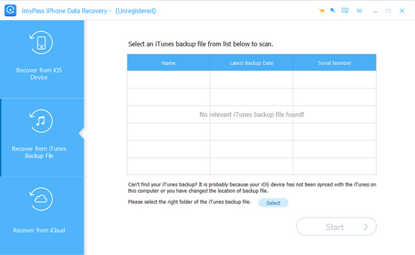 Recover From iTunes Backup File