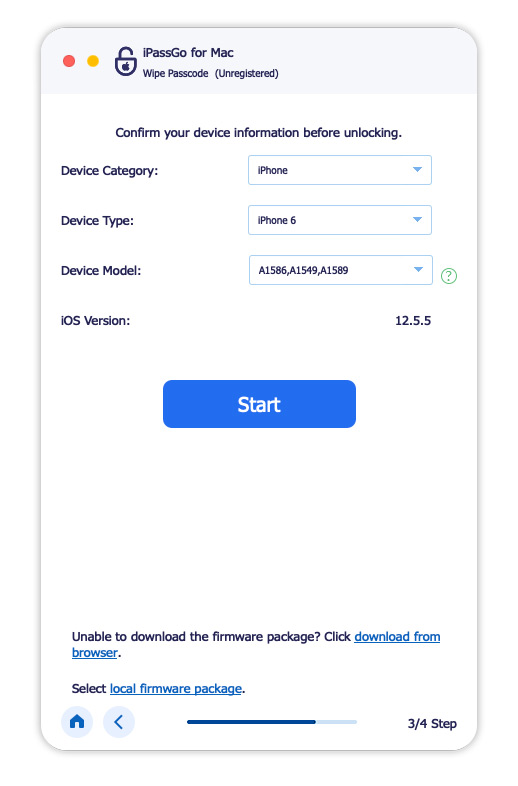 Firmware-csomag letöltése