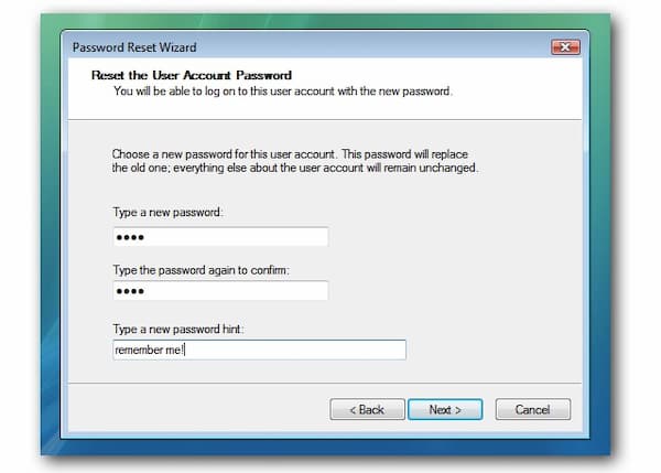 Password Reset Wizard