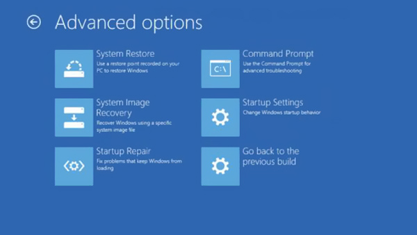 Indítási javítás a Windows 10 bejelentkezési képernyője üres