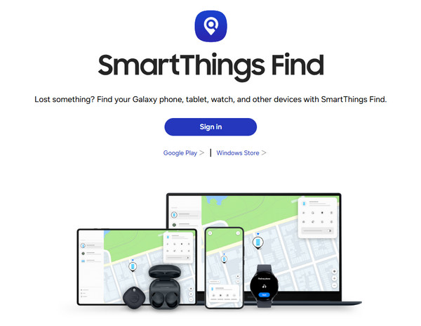 サインイン Samsung Smart Things 検索