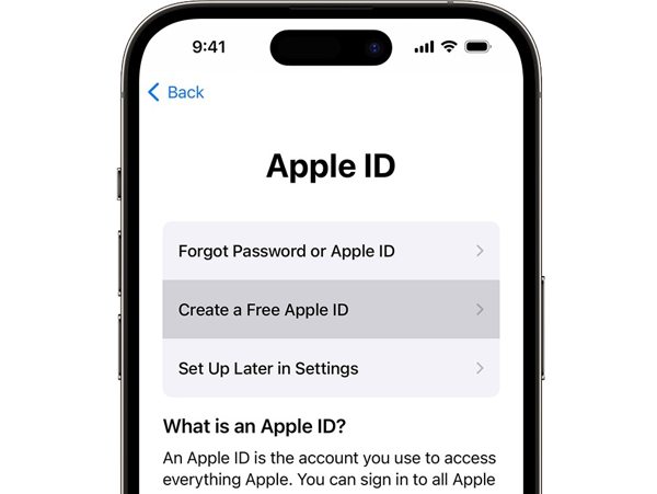 設定新的 iCloud