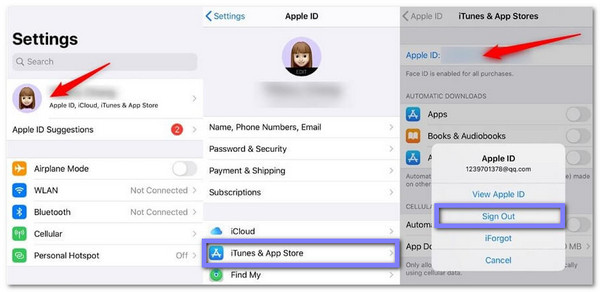 Scollegare l'ID Apple dall'iPhone tramite iTunes