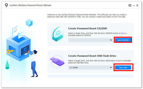 Burn CD DVD usb disk drive