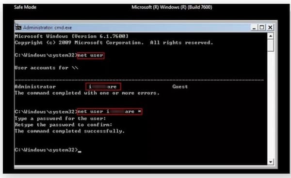 Bypass Windows Admin Password with CMD