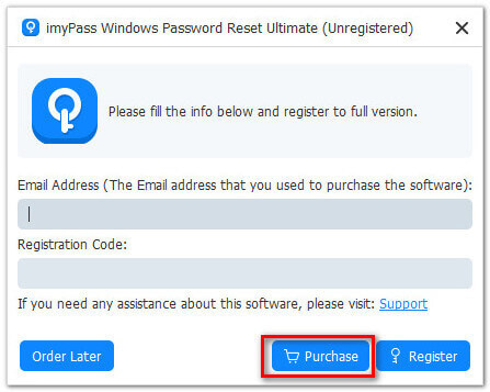 ซื้อรหัสผ่าน Windows Imypass