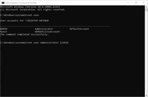 Net User CMD
