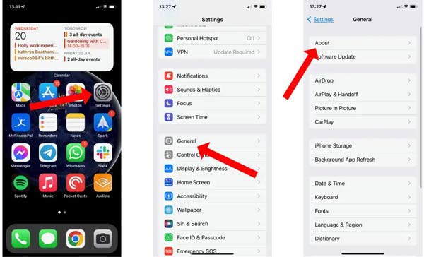 Unlock iPhone Settings