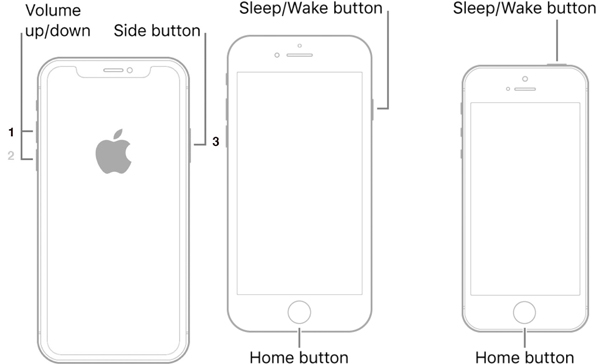 Force Restart iPhon