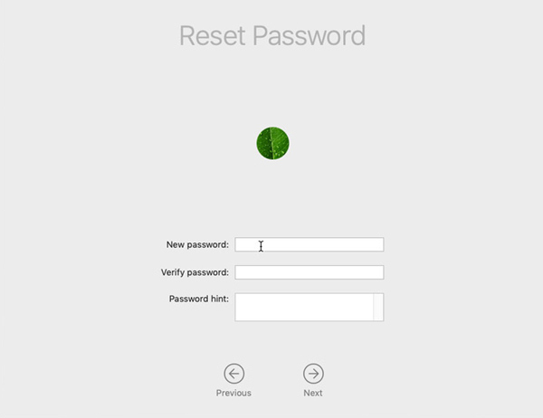 Mac Reset Password u načinu oporavka