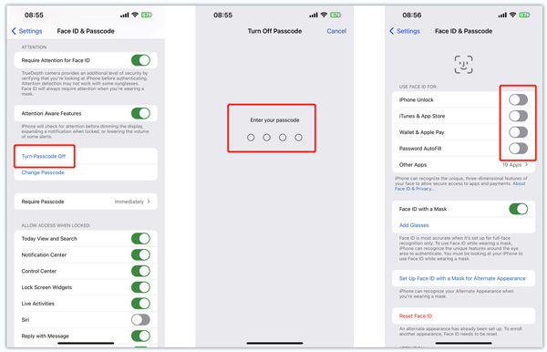 Turn Off Screen Lock Passcode on iPhone