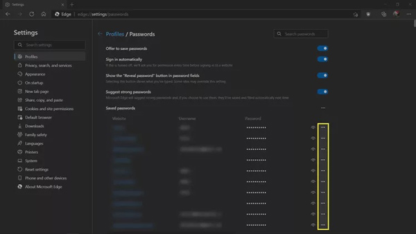 Manage Password