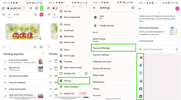 Passwort für Mobilgeräte