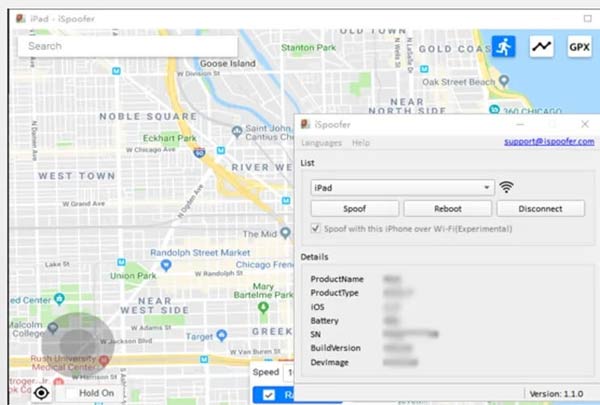 iSpoofer Map