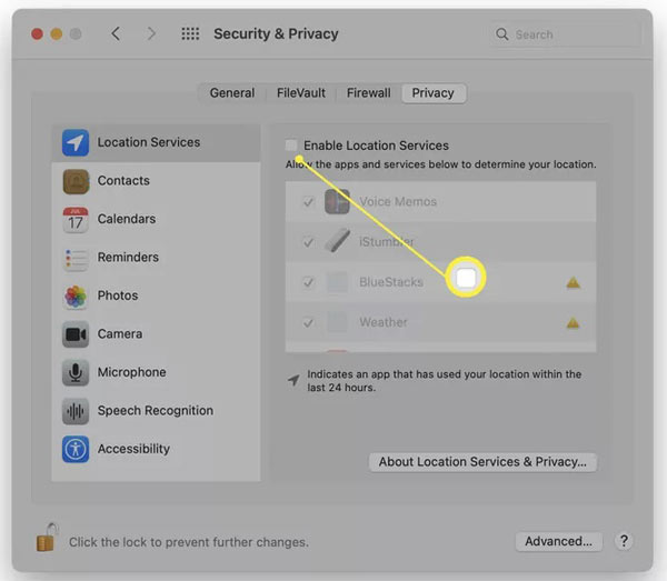 How to Turn on Location Services on Mac