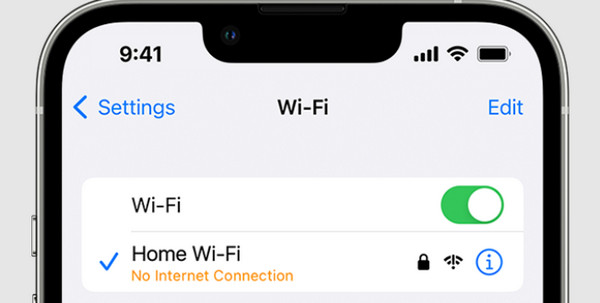 Provjerite Internet iOS