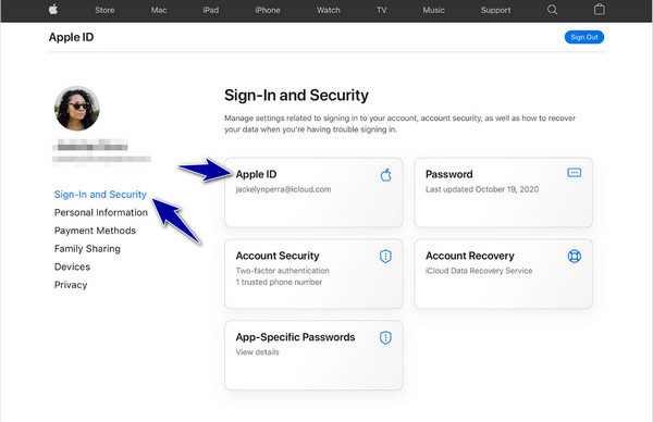 Pergi ke Apple ID