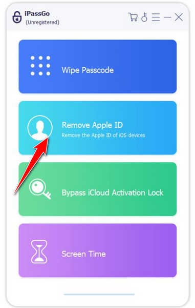 Open Remove Apple ID