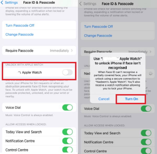 Unlock iPhone with Apple Watch