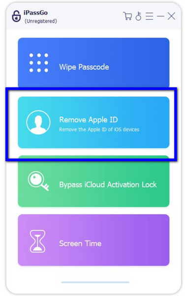 Open Remove Apple ID