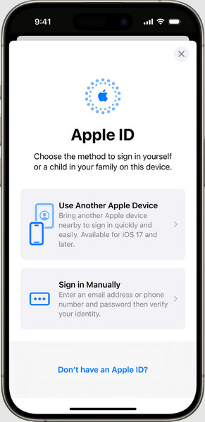 Skonfiguruj Apple ID
