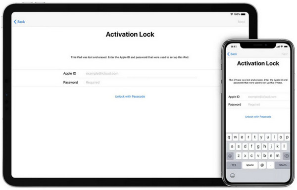 Activation Lock Screen