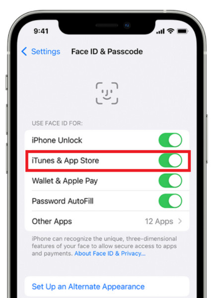 Face ID and Passcode