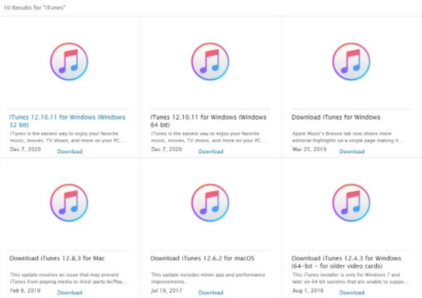 iTunes Versi Lama