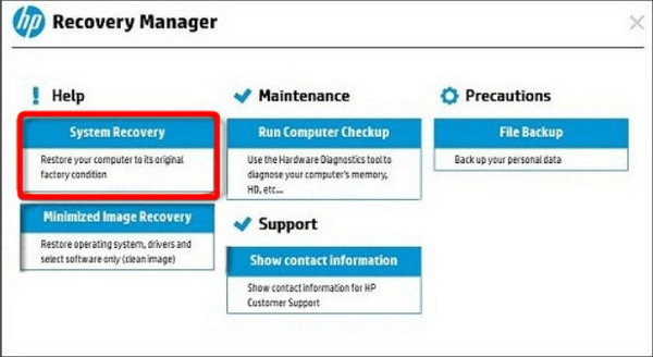 Recovery Manager