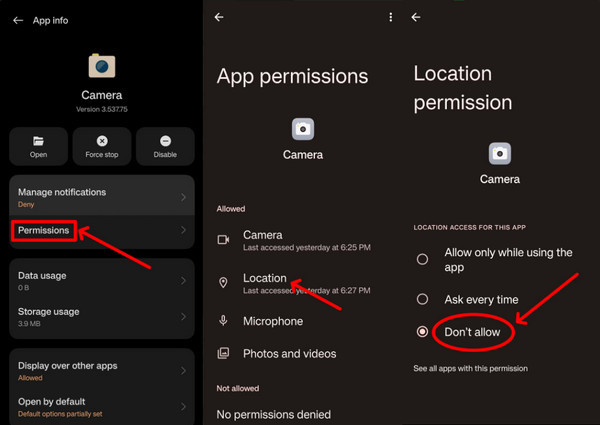 Android App Location Permission