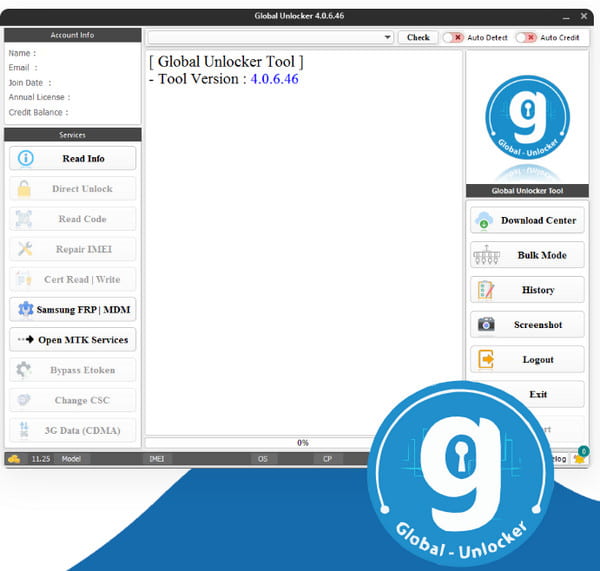 Trang web GlobalUnlocker Pro