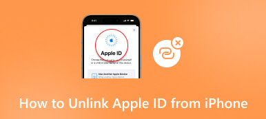 iPhone S から Apple ID のリンクを解除する方法