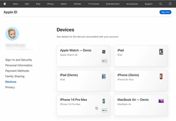 Remove Device From Apple Id On Apple Id Account Page