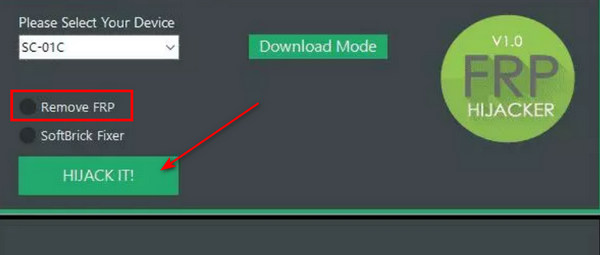 הסר Frp Hijack