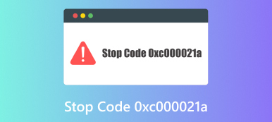 Código de parada 0xc000021a S