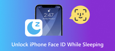 Разблокировать iPhone Face ID во время сна