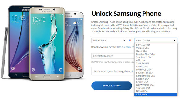 השתמש ב-Sim Unlock הרשמי כדי לפתוח את טלפון Xfinity