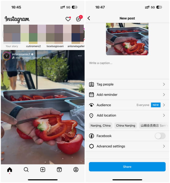 Add Location On Instagram Post