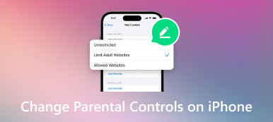 iPhone'da Ebeveyn Kontrollerini Değiştirin