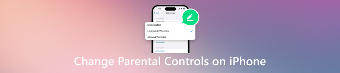 在 iPhone 上更改家长控制