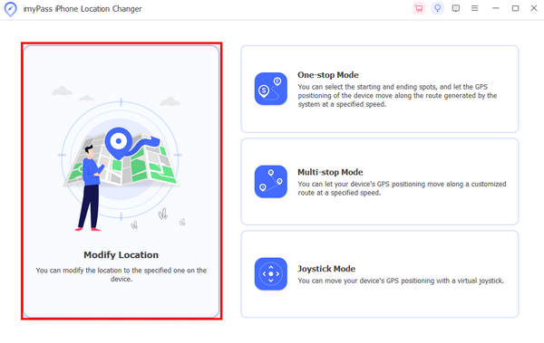 Choose Location Modification Imypass