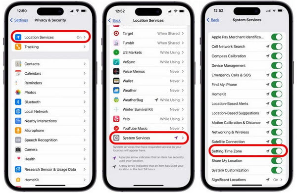 Enable Setting Time Zone