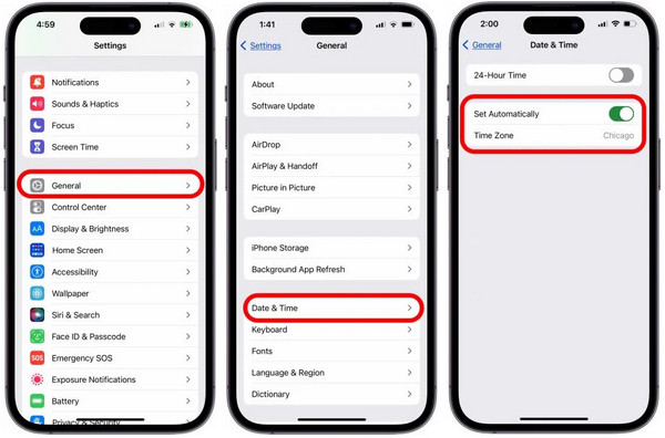 Memperbaiki Tanggal Waktu di Pengaturan iPhone