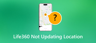 Life360 oppdaterer ikke plassering